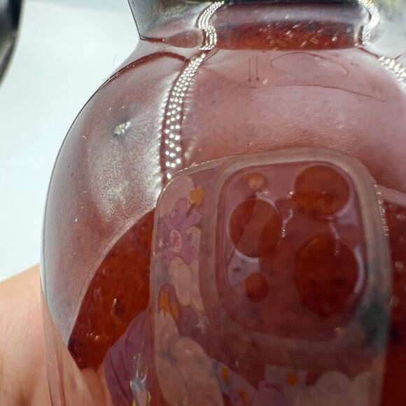 Vintage Miniature Peacock Japanese Vase CoBalt Gold Glazed Porcelain Mini Bud - Picture 9 of 11